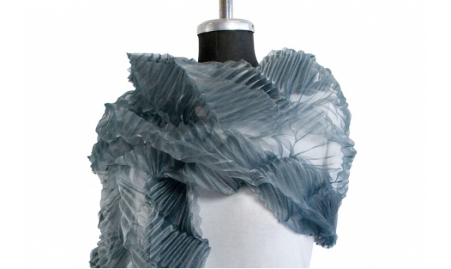 Scarf Ocean blue sea fan